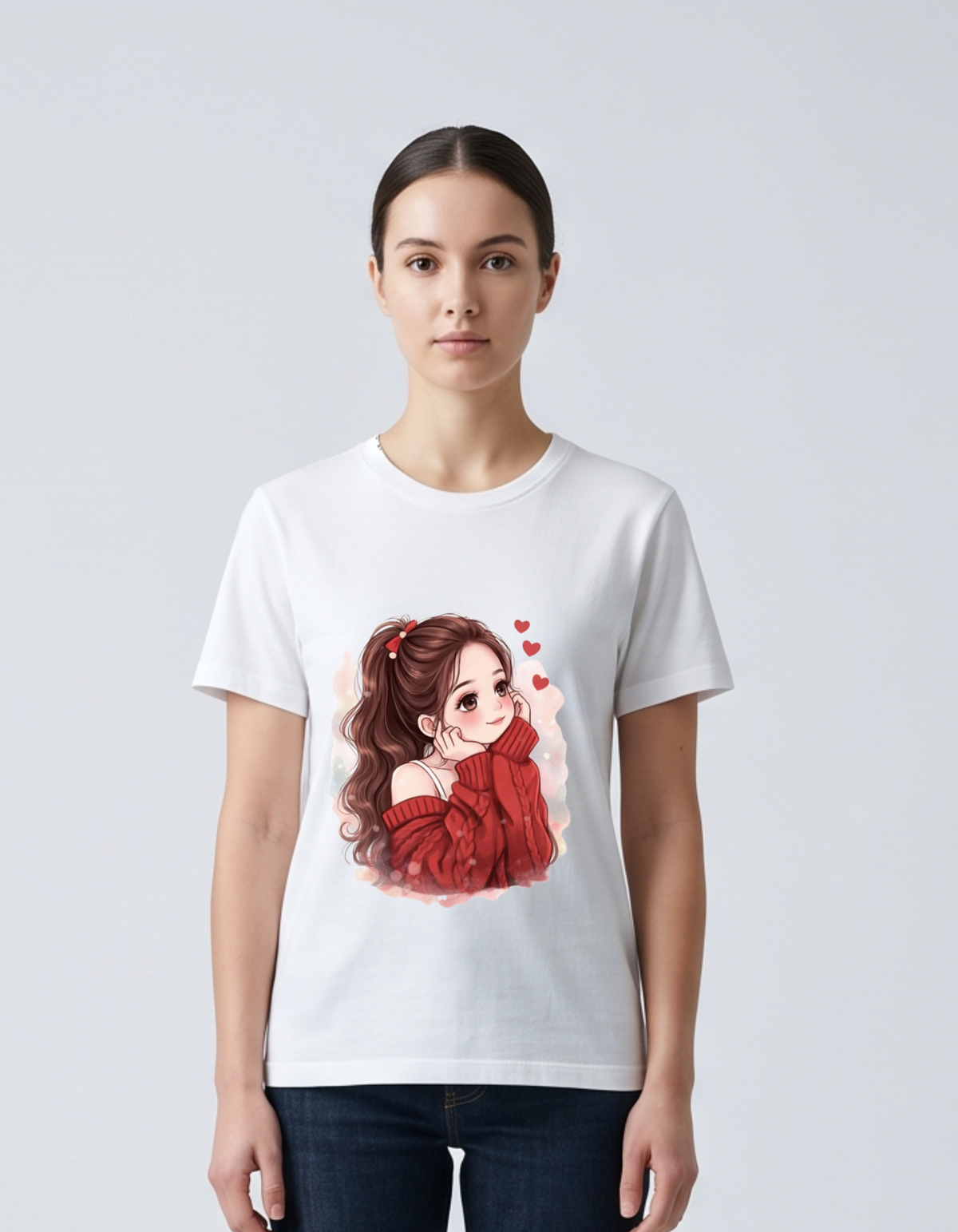 Blush Girl Typography T-Shirt
