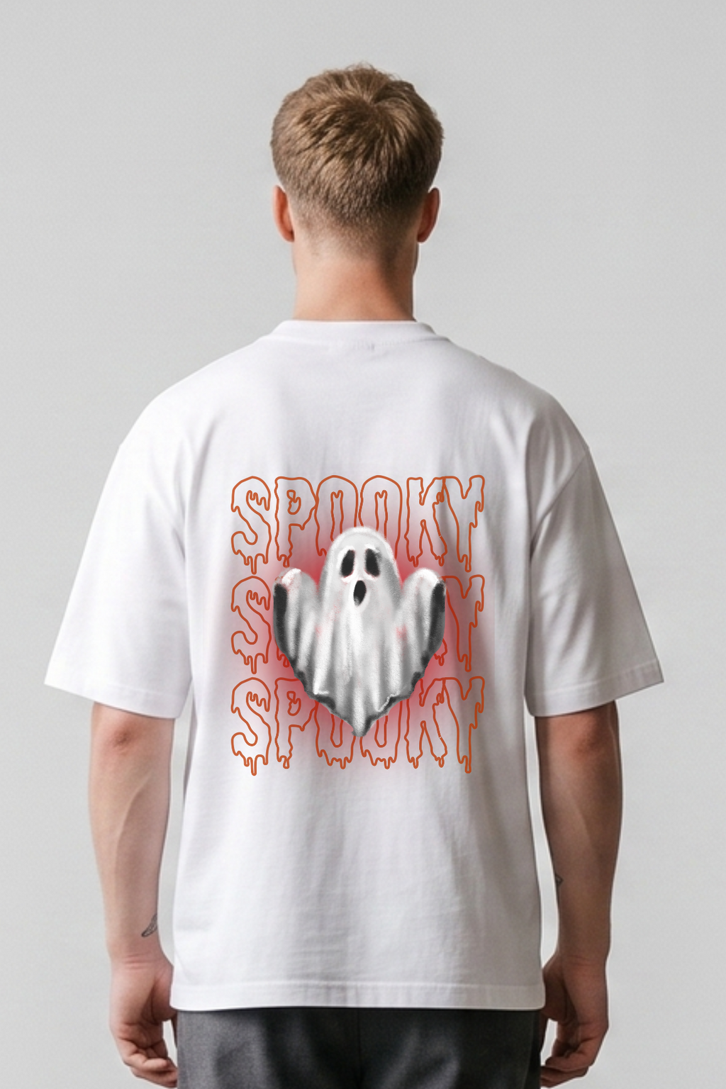 Spooky Oversized Printed T-Shirt