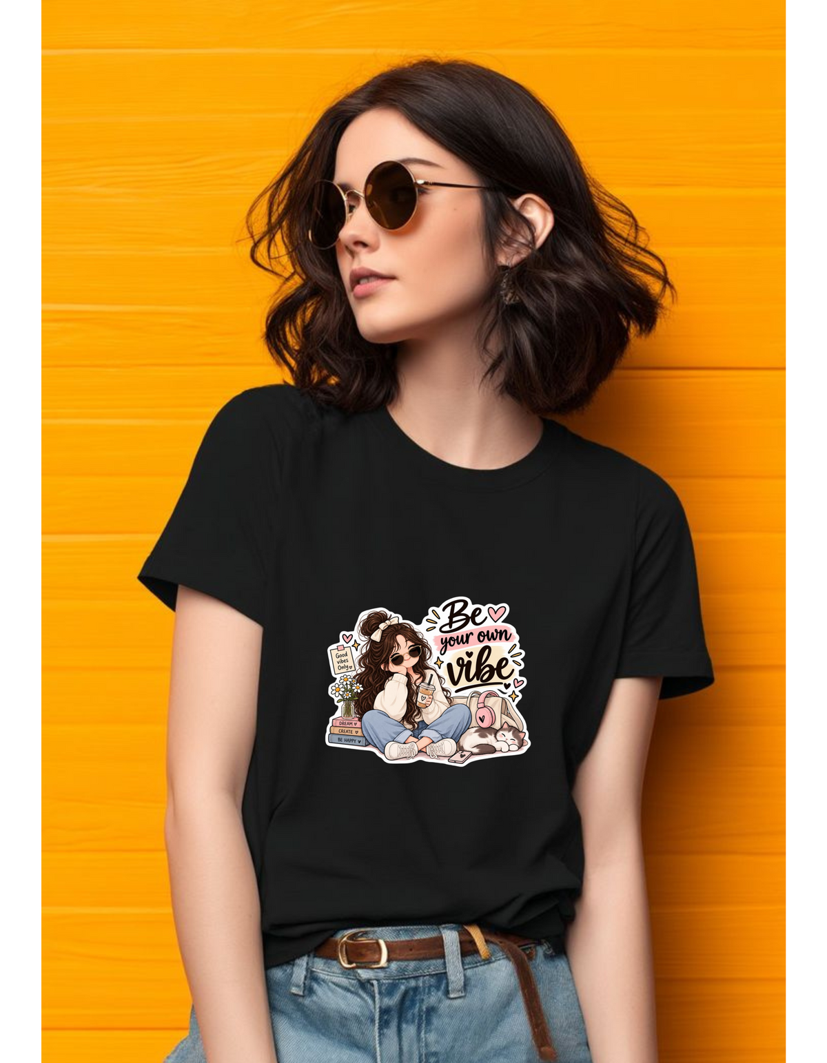 Be Your Own Vibe Printed T-Shirt
